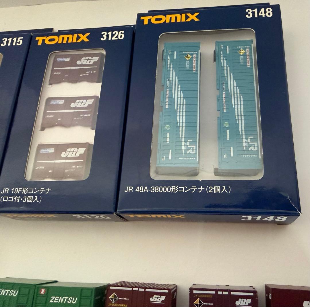 Nゲージ　コンテナまとめ売り　（TOMIX主、他）