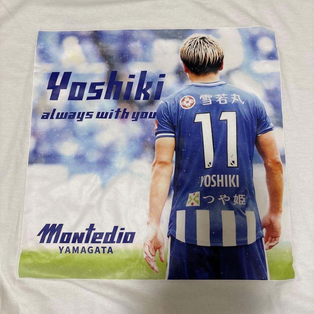 【希少美品】 モンテディオ山形　藤本佳希 選手 直筆 サイン入り Tシャツ