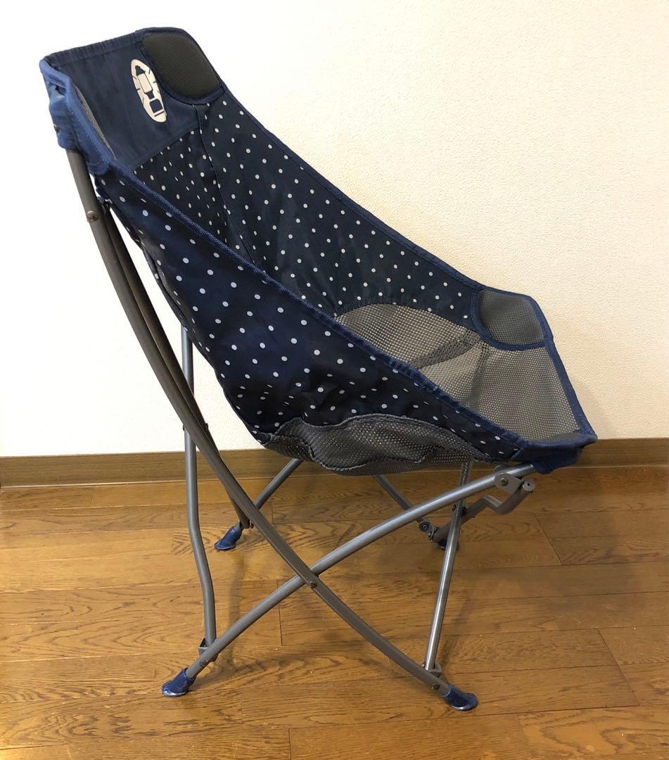 Colemanコールマン　ヒーリングチェア ネイビードット