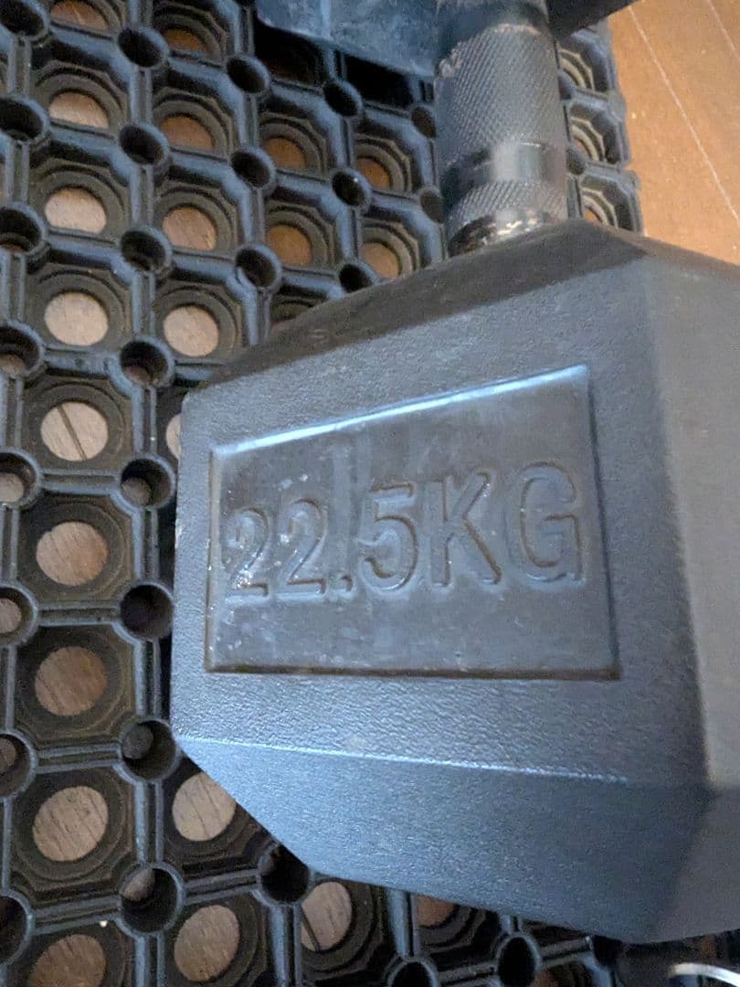 【セット購入必須①】22.5kg HEXダンベル＋DDハンドル＋人気グリップ付
