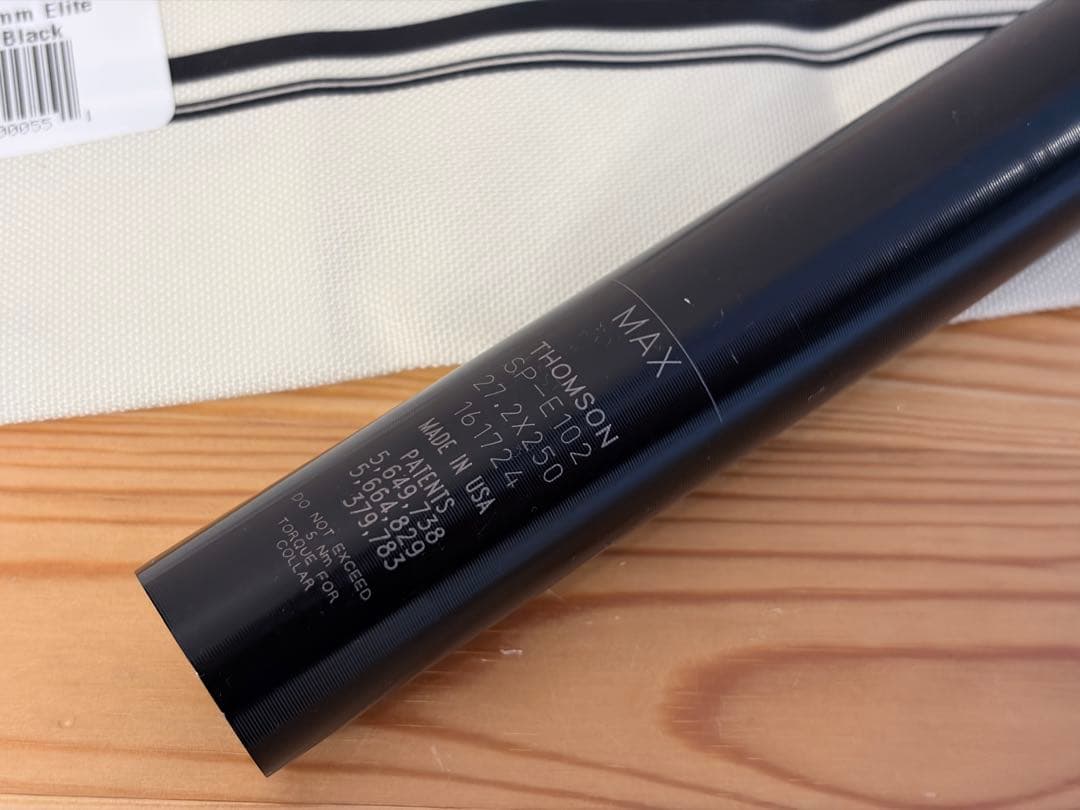 パーツ THOMSON ELITE SEATPOST 27.2mm/250mm