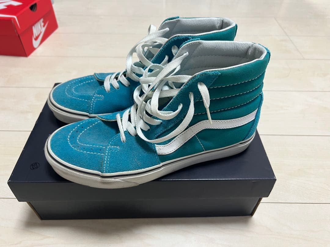 Vans Sk8-Hi 青 スエード
