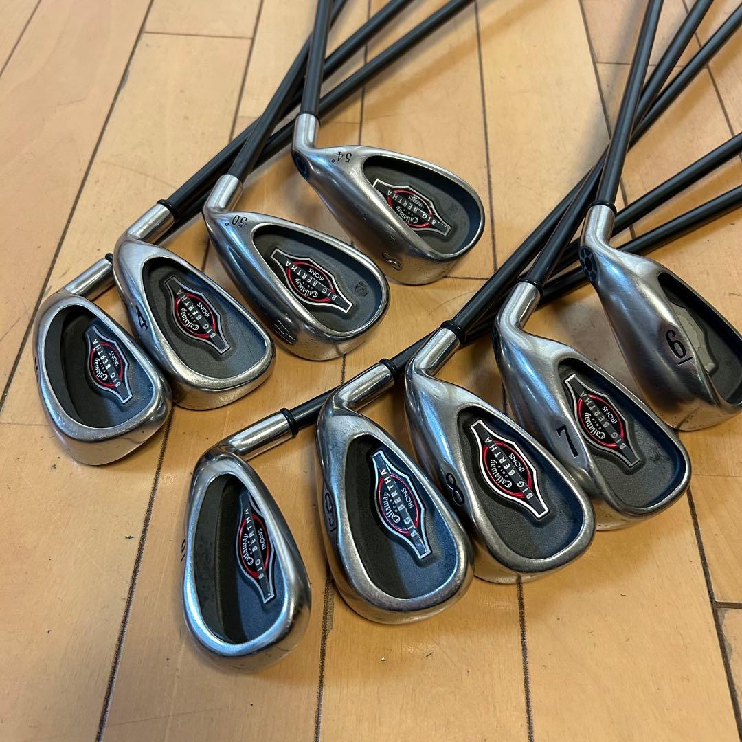 Callaway BIG BERTHA 初心者向けアイアン9本セット