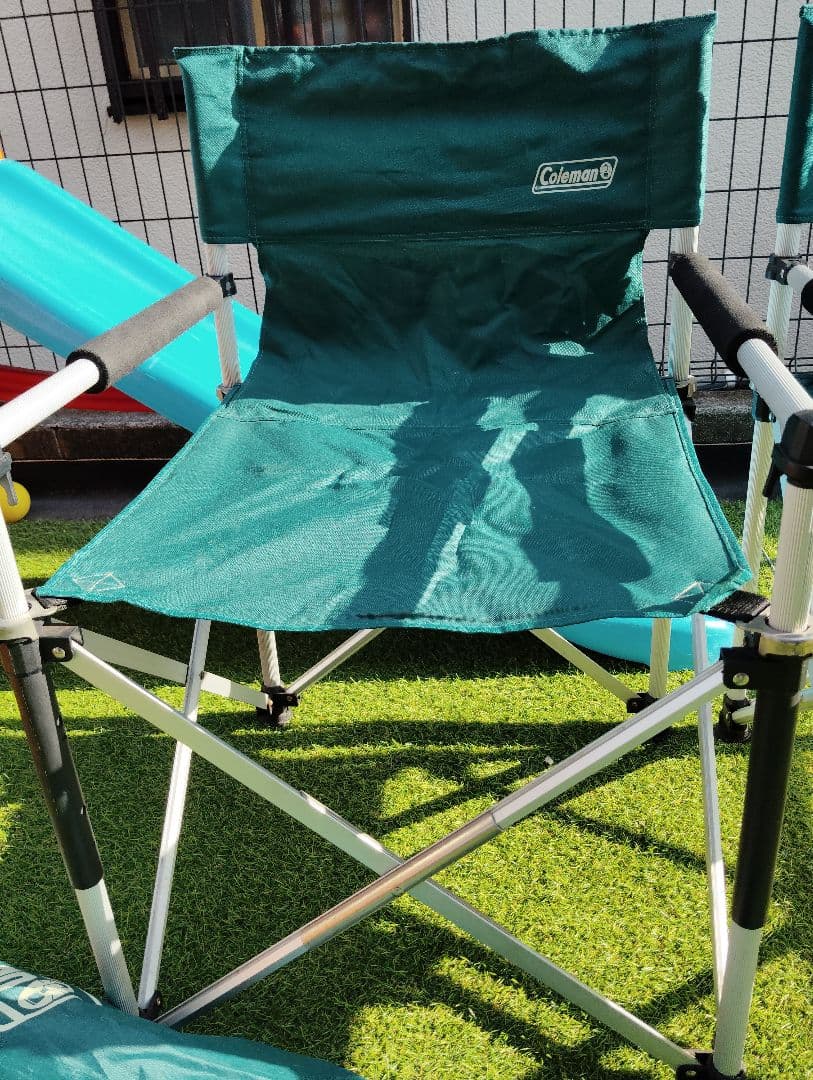 Coleman スリムキャプテンチェア 2脚セット 緑