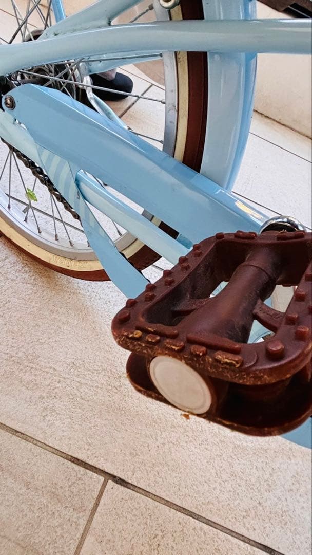 子供用自転車　ダイワサイクル シルバーリングキュート　水色20インチ