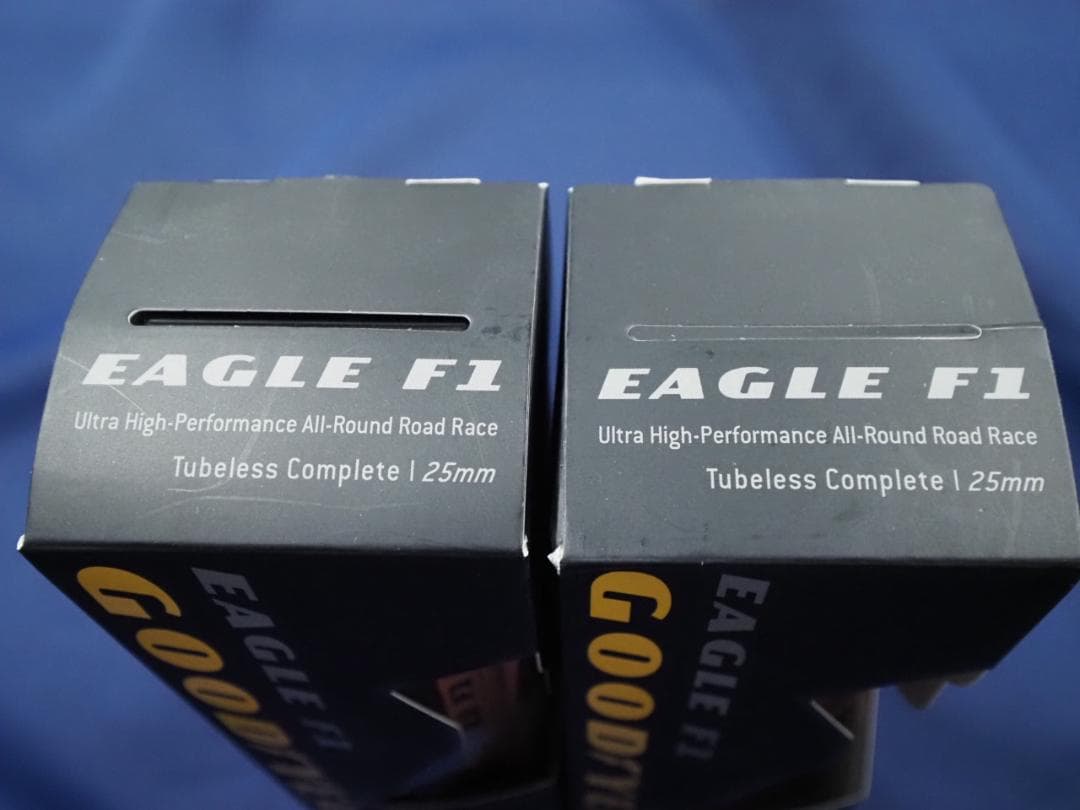 2本未使用 グッドイヤーイーグルF1 チューブレスレディ 25C　ロードバイク