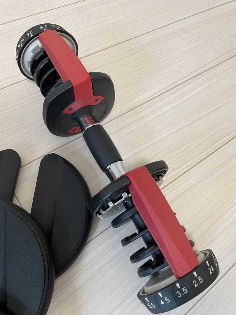 可変式ダンベル 2.5kg - 24kg　片方① セット売