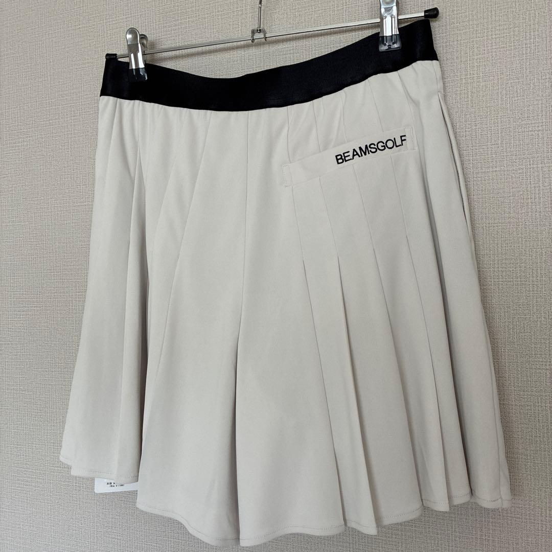 BEAMS GOLF プリーツスカート Lサイズ ベージュ