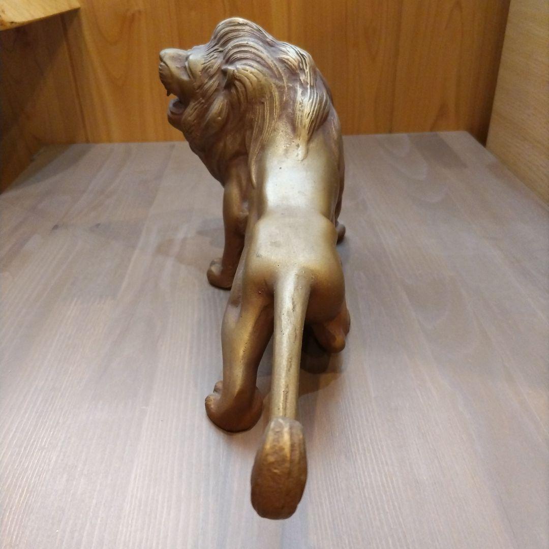 古道具　猛獣虎　ブロンズ像　虎の置物　虎　タイガー　骨董品　昭和時代　縁起物