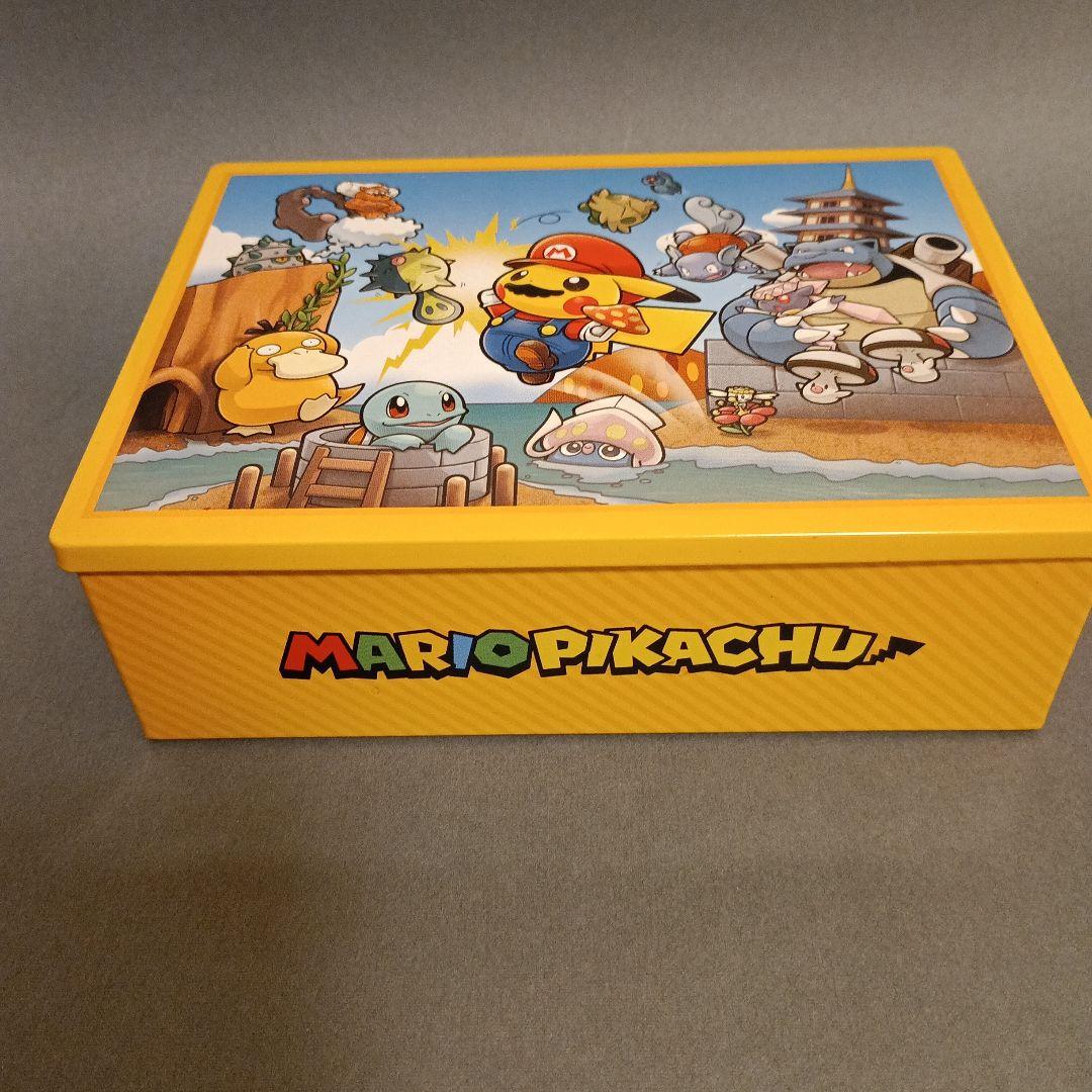【希少】MARIO PIKACHUマリオ ピカチュウ コラボ 缶
