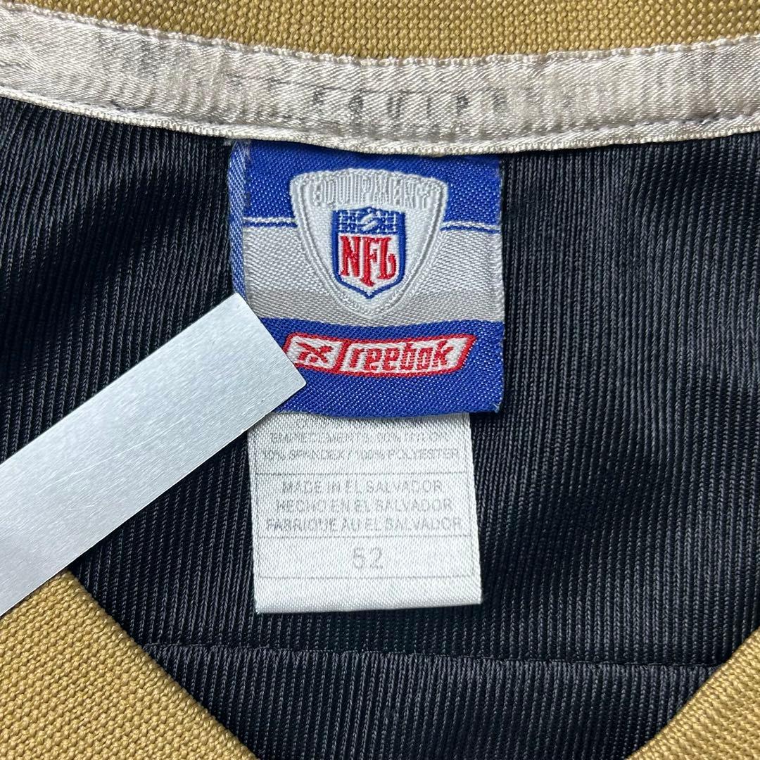 Reebok NFL 全刺繍 セインツ アメフトゲームシャツ 52 6555