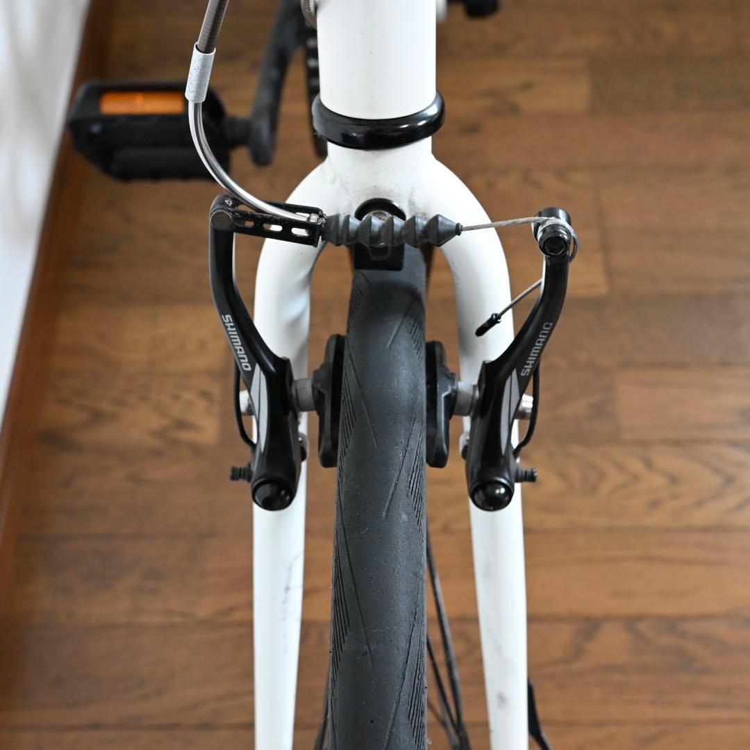 【引き取り限定】 ミニベロ 自転車 本体 451 20インチ 1×7速 ホワイト