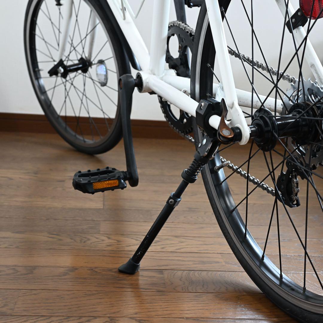 【引き取り限定】 ミニベロ 自転車 本体 451 20インチ 1×7速 ホワイト