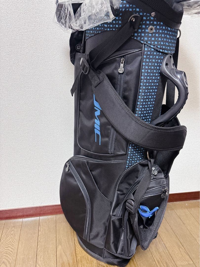 新品未使用⭐︎数量限定⭐︎IOMICキャディバッグ 2023 ブラック/スカイブルー