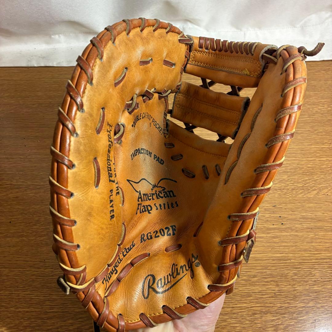 ローリングス アメリカンフラップ 一般軟式 ファーストミット 左投げ 美品