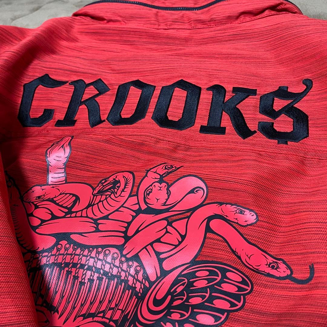 【686╳CROOKS CASTLES】スノボ撥水ウェア赤RED（M）