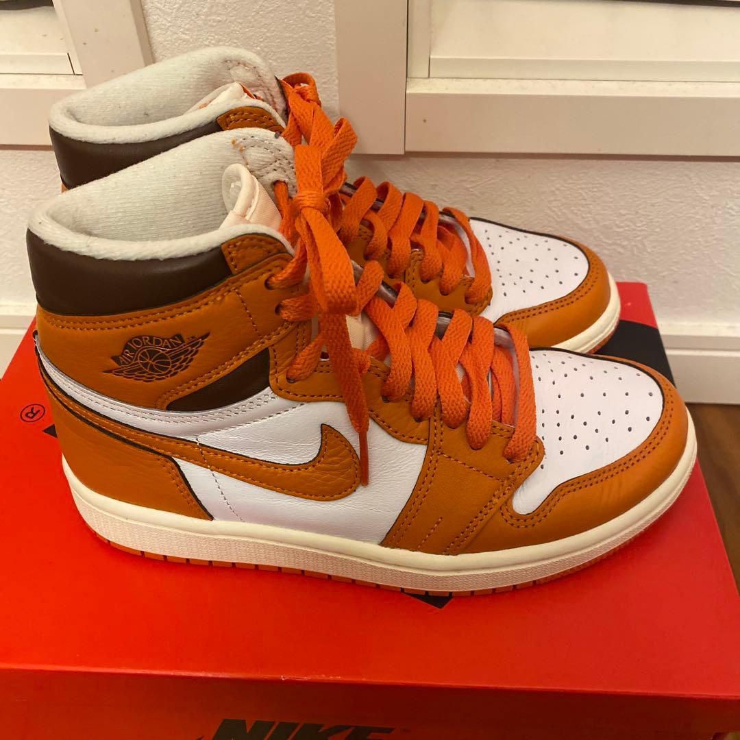 NIKE Air Jordan 1 オレンジ/ホワイト ハイカット