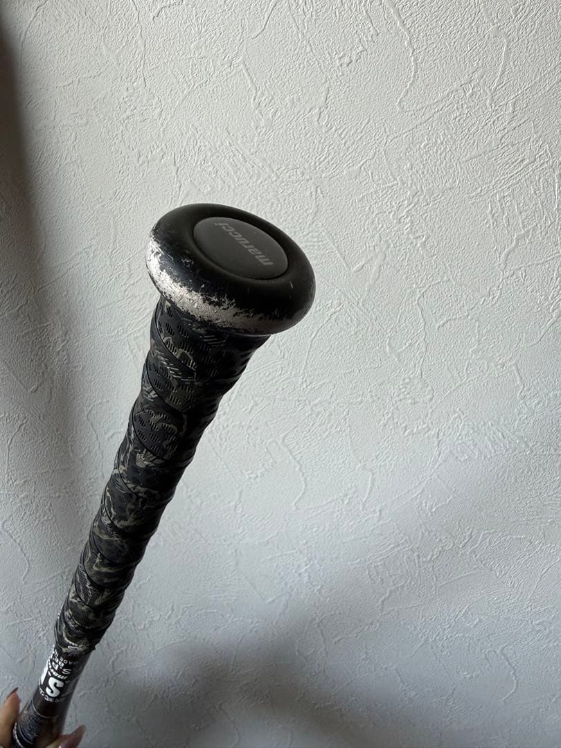 12月購入 黒ワニmarucci 軟式バット 80cm ワニクラッシャー