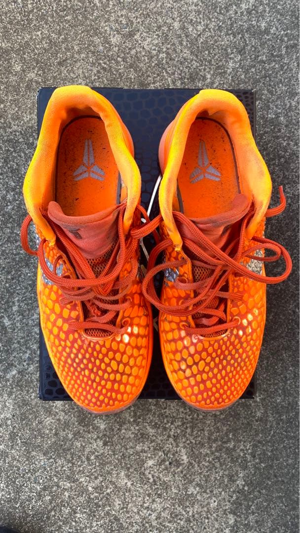 シューズ(女性用) Nike GS Kobe 6 Protro Total Orange 25cm