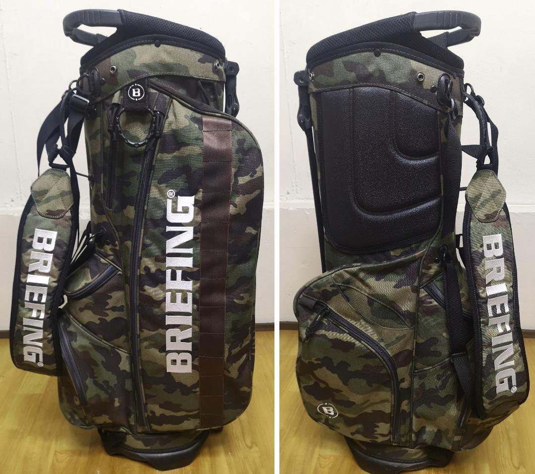 BRIEFING CR-4 #01 スタンドキャディバッグ グリーンカモ