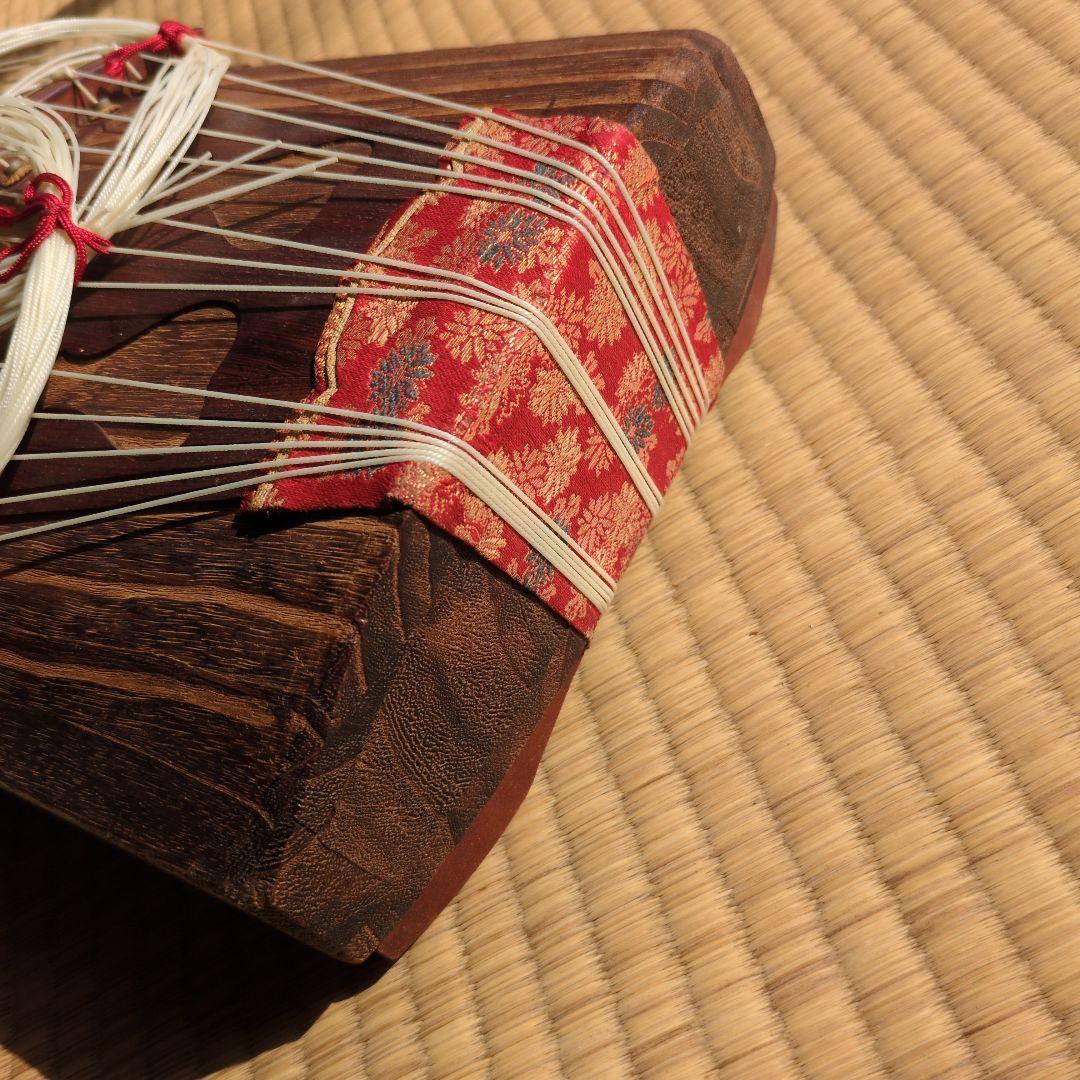 ①※※廃棄します※※生田流 師範代使用品★十三絃 お琴 箏 琴 和楽器