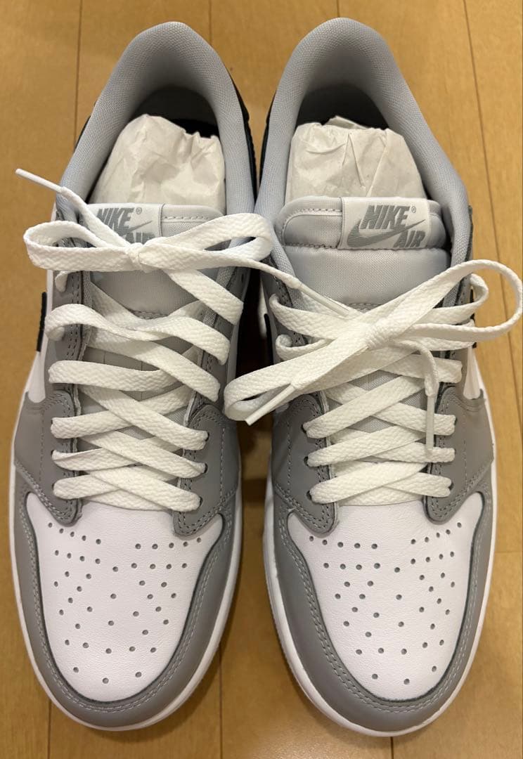 AIR JORDAN 1 RETRO LOW OG WHITE/GREY 27㎝