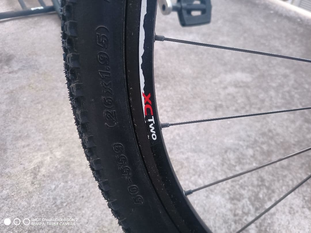 EASTON　XC TWO MTB中古ホイール タイヤ・チューブ付