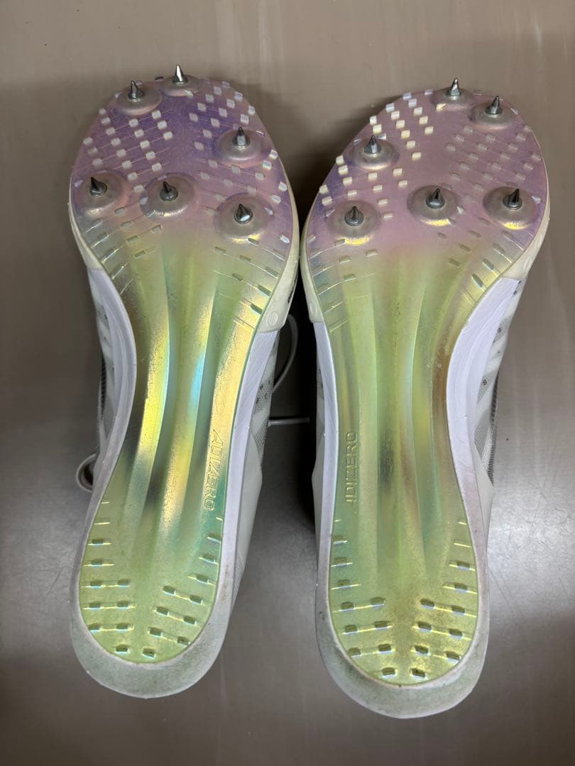 ADIZERO プライムsp2スパイクシューズ ホワイト/ライム