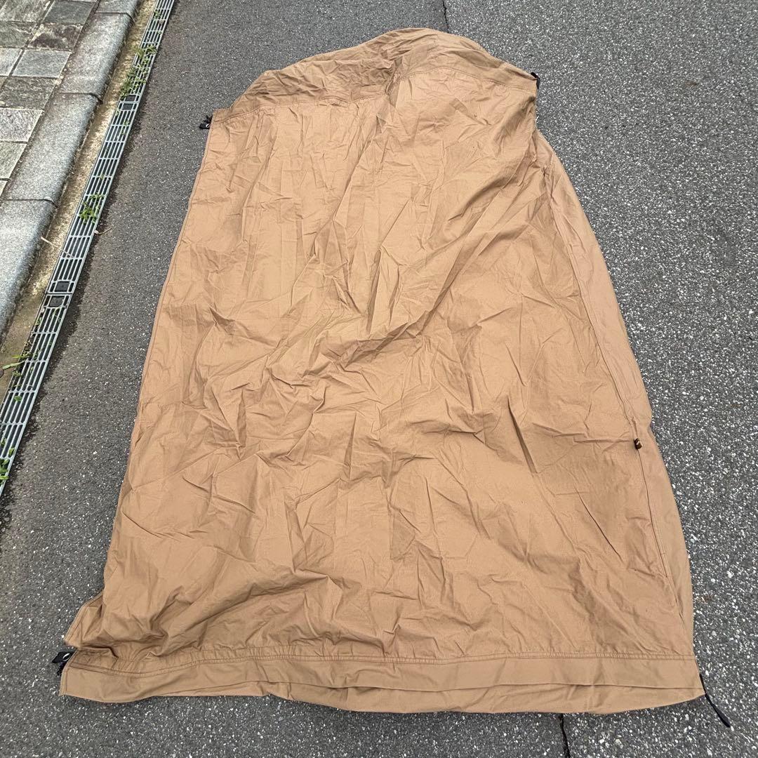 数回使用　ワンティグリス　スーパーシェルターTc テトロンコットン　ブラウン
