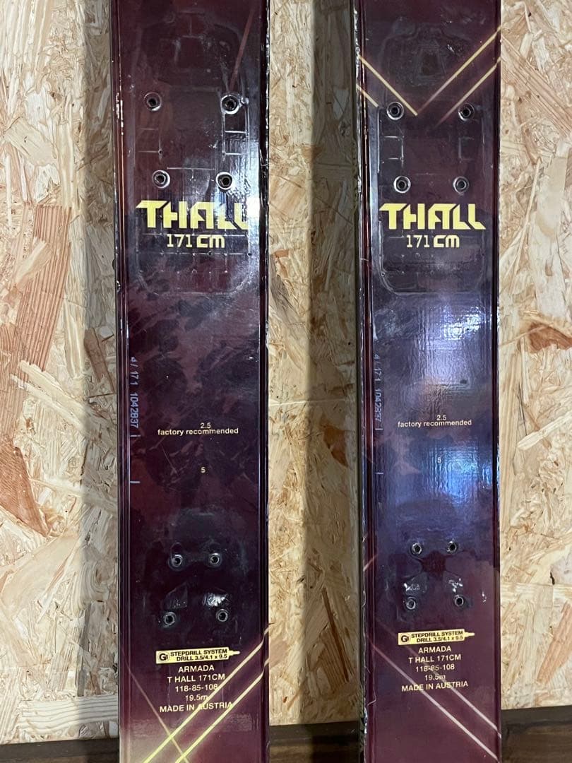 THALL スキー板 171cm ロシニョールビンディング　セット