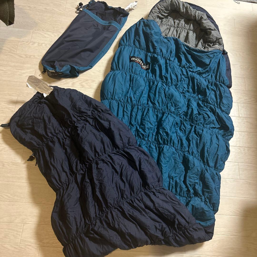 mont-bell Burrow Bag #3 寝袋　モンベル　シュラフ