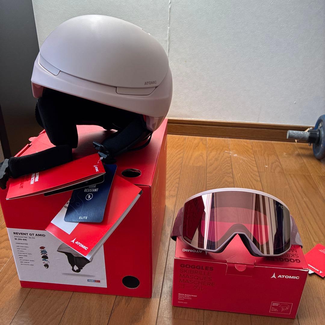 ATOMICゴーグル、ヘルメットセット（SRC'TERYXコラボ）