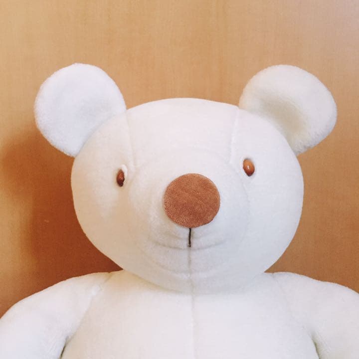 mikihouse くま ぬいぐるみ 白