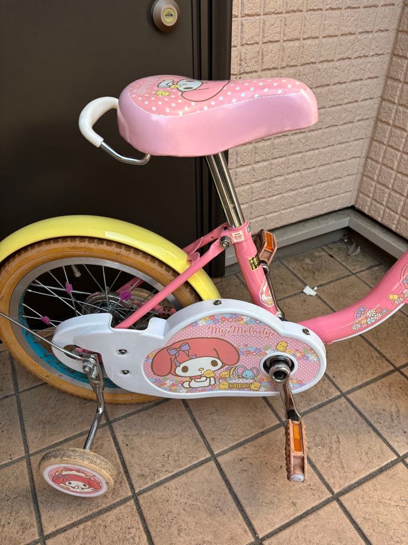 ⚠️お引渡し限定⚠️ マイメロディ 幼児用自転車 ピンク