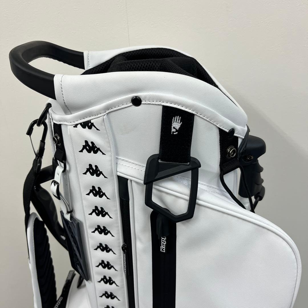 Kappa カッパ ゴルフ スタンド キャディバッグ 8.5型 ホワイト