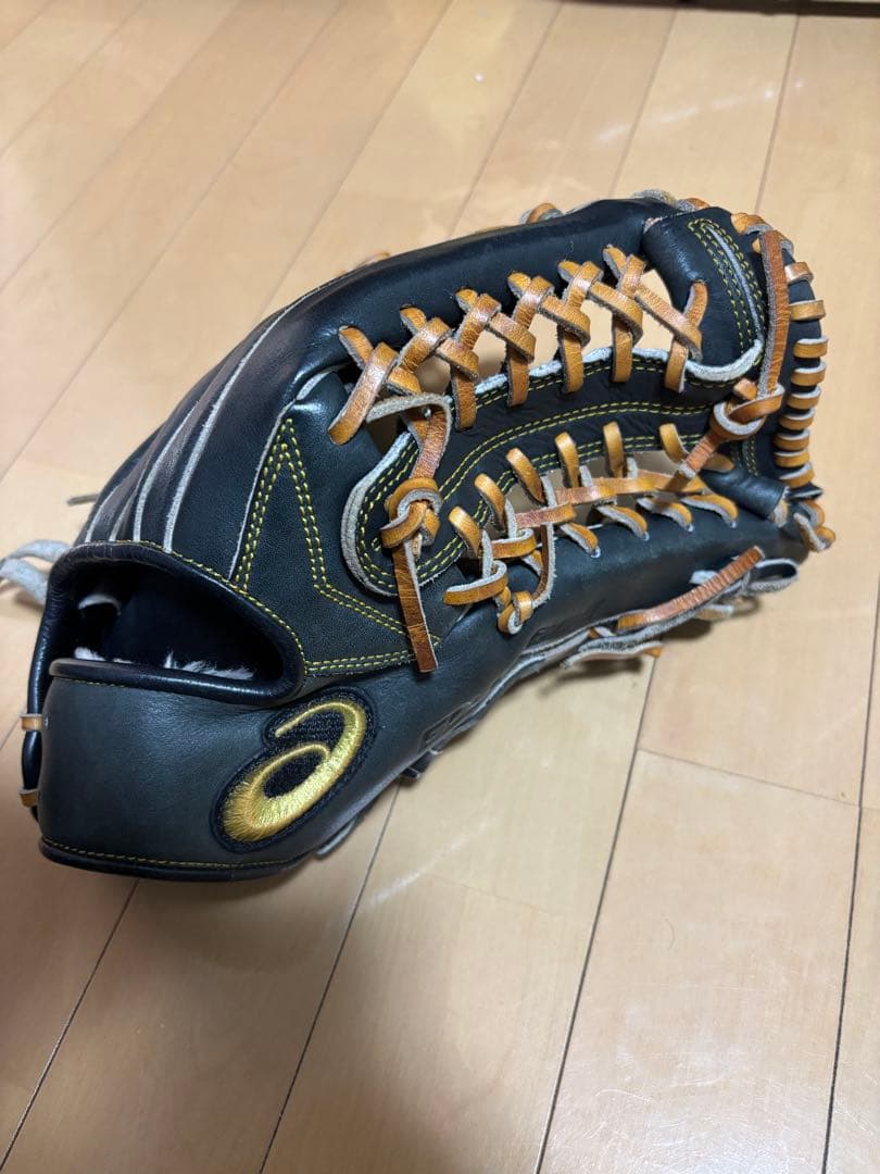 アシックス 軟式グラブ グローブ外野手用 ゴールドステージ BGR8CU 大人用