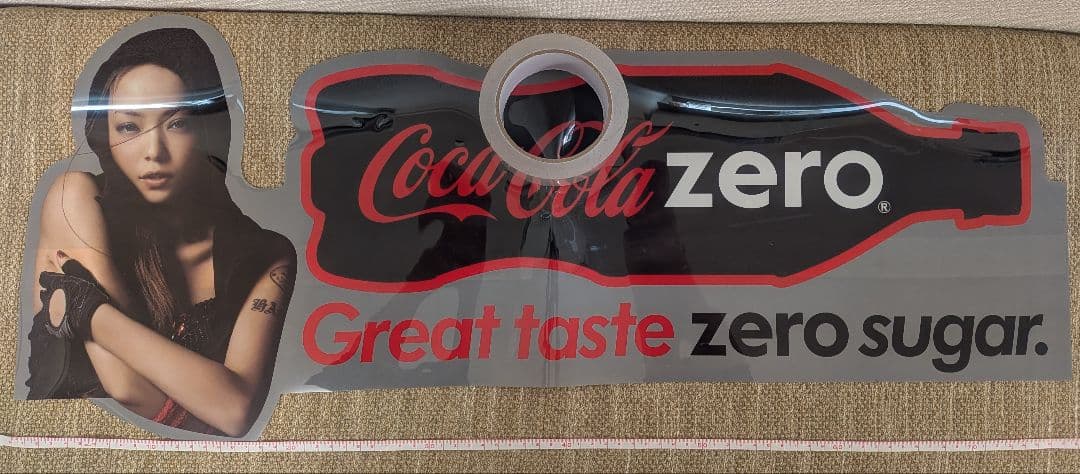 安室奈美恵　コカコーラzero　非売品プラスチックPOP