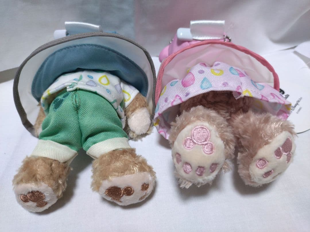 【美品】ビューティフルレイニーデイズ ダッフィー シェリーメイ ぬいぐるみバッジ