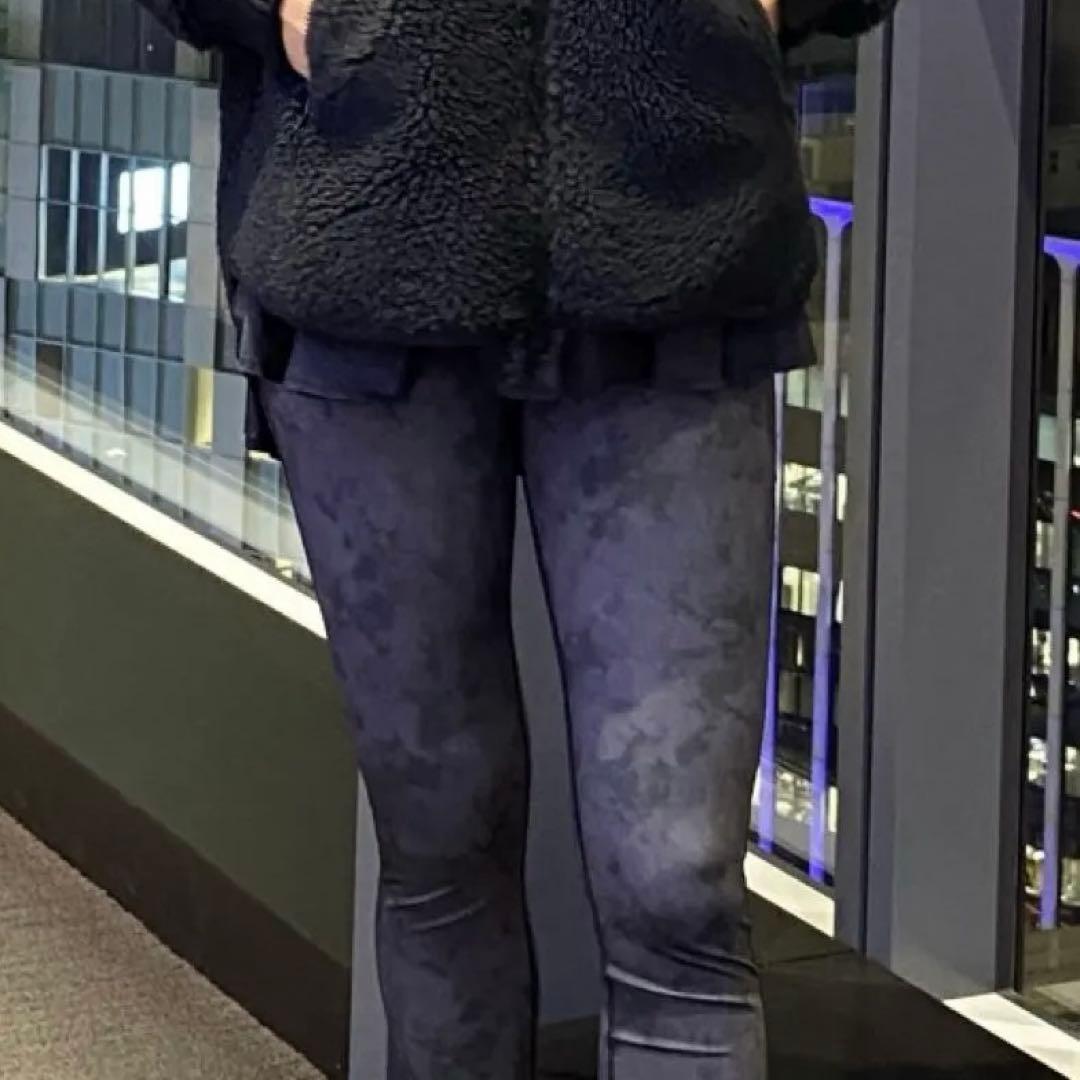 DANSKIN PRINT LEGGINGS ヨガレギンス ブラック