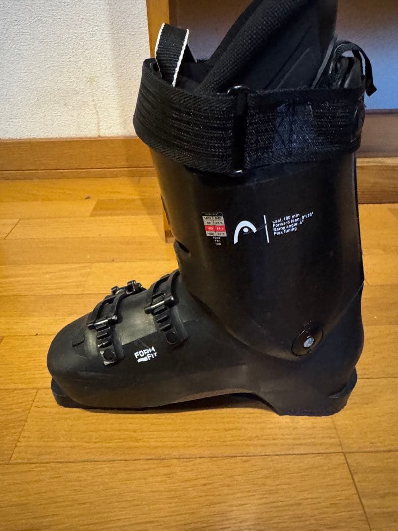 HEADブーツ、volkl168cm板、LEKIストック、ビンディング4点セット