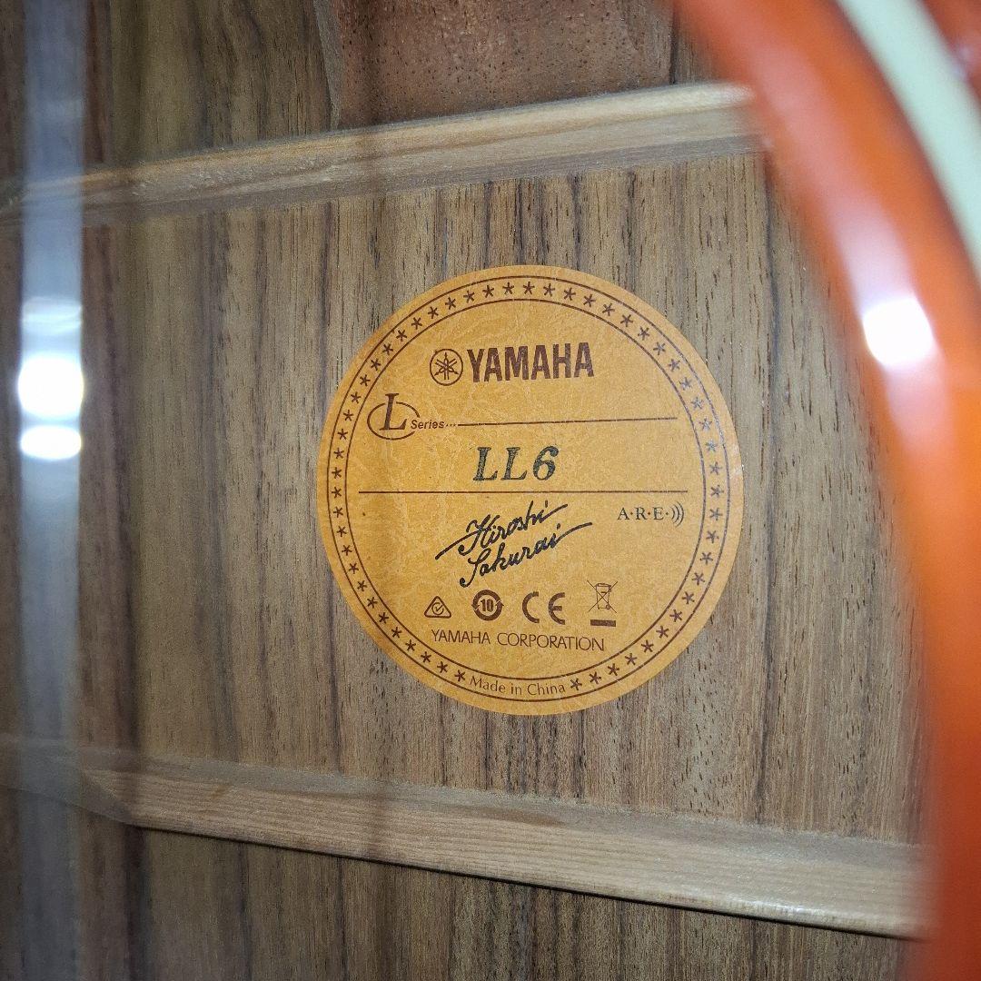 【状態良好】YAMAHA LL6 ARE アコースティックギター サンバースト