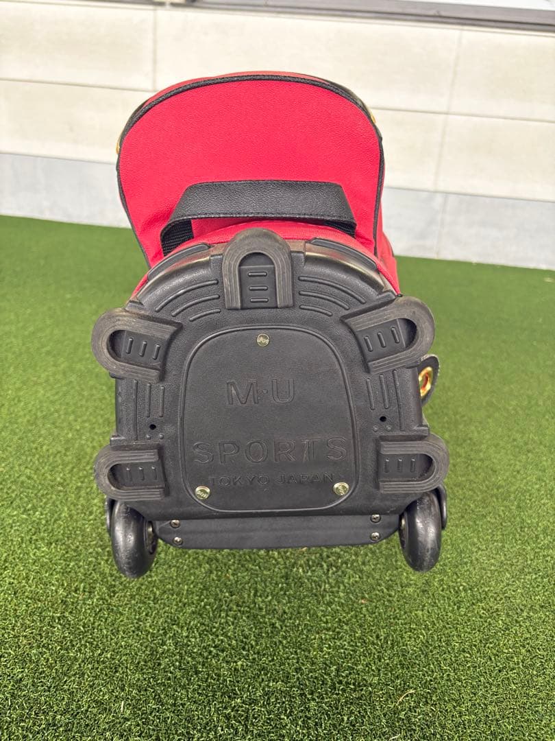 M•U sportsキャスター付キャディバッグ ミエコウエサコ　中古バック