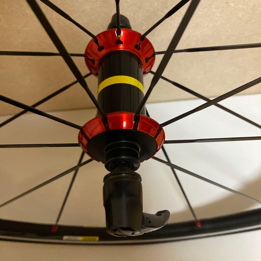 MAVIC KSYRIUM ELITE完組ホイール ブラック/レッド