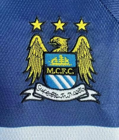 97/98 マンチェスター・シティ アウェイ クラシック風 長袖サッカーシャツ