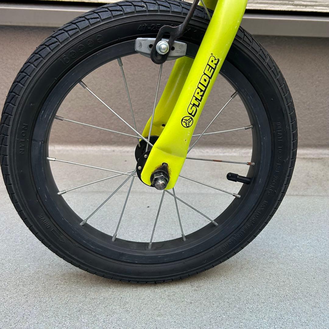 STRIDER 14X 幼児用自転車 ライムイエロー　ストライダー