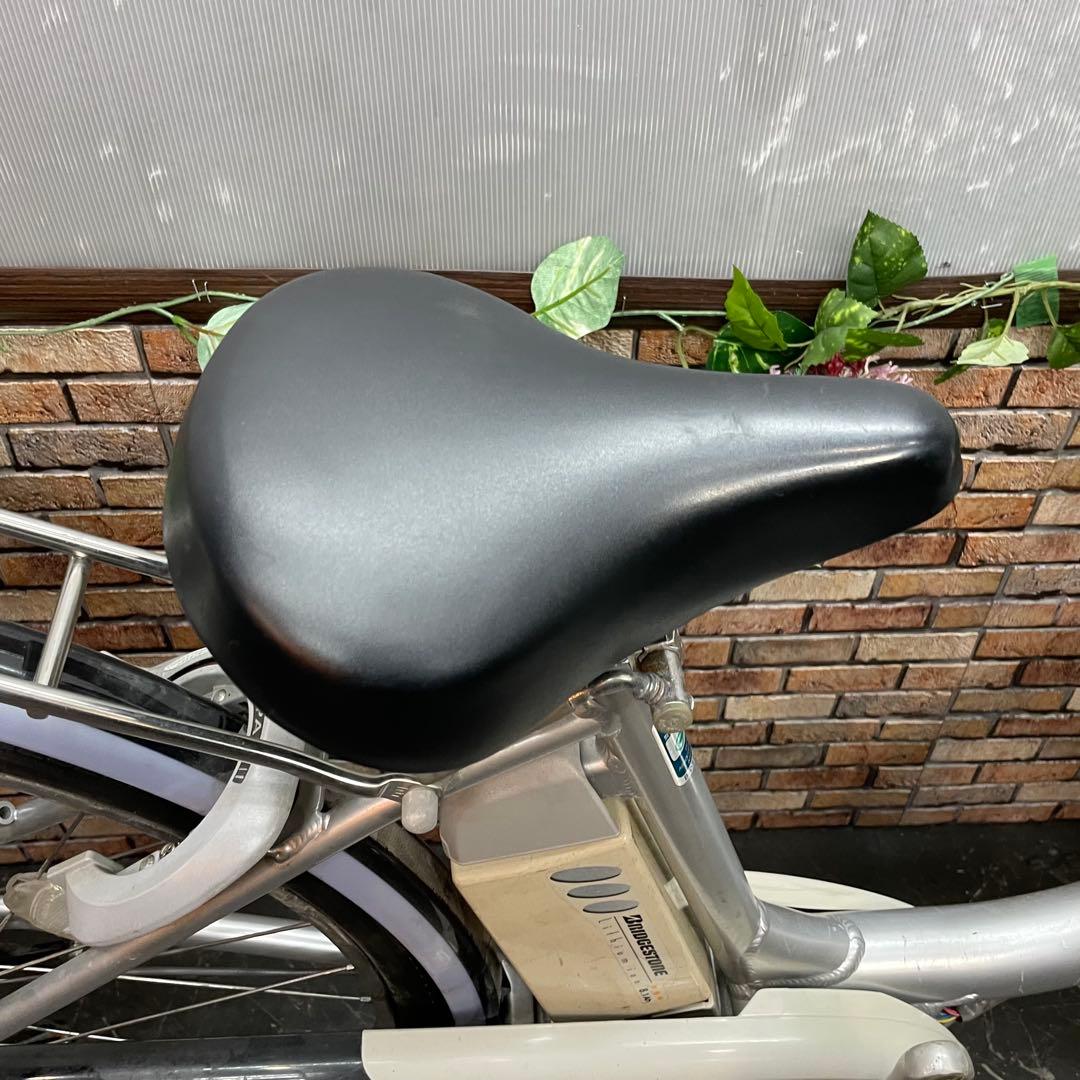 【64】電動自転車 YAMAHA PAS シルバー 26インチ