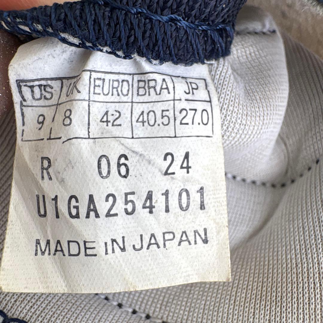 Mizuno フィールドジオAJ27.0スパイクシューズ ネイビー/ゴールド