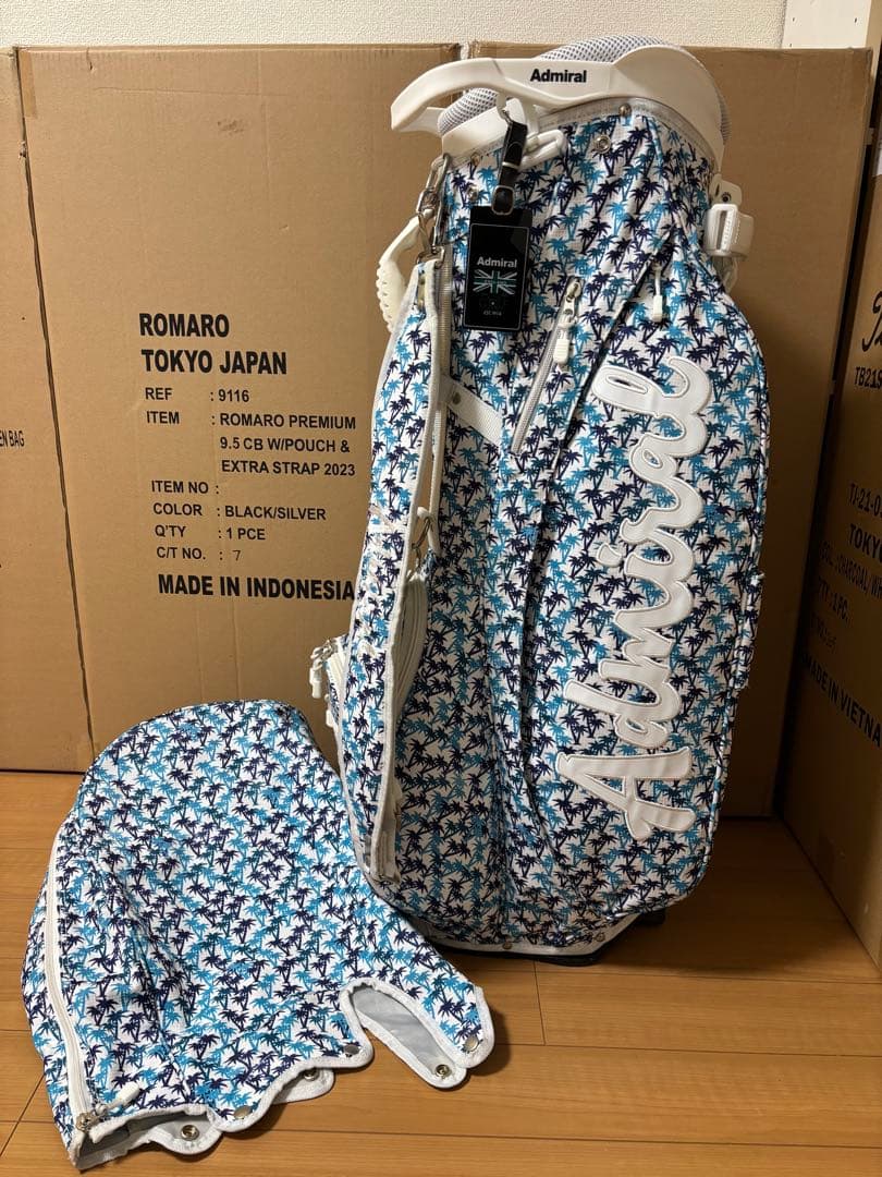 超軽量 アドミラル ゴルフ ヤシの木 スタンド キャディバッグ 美品