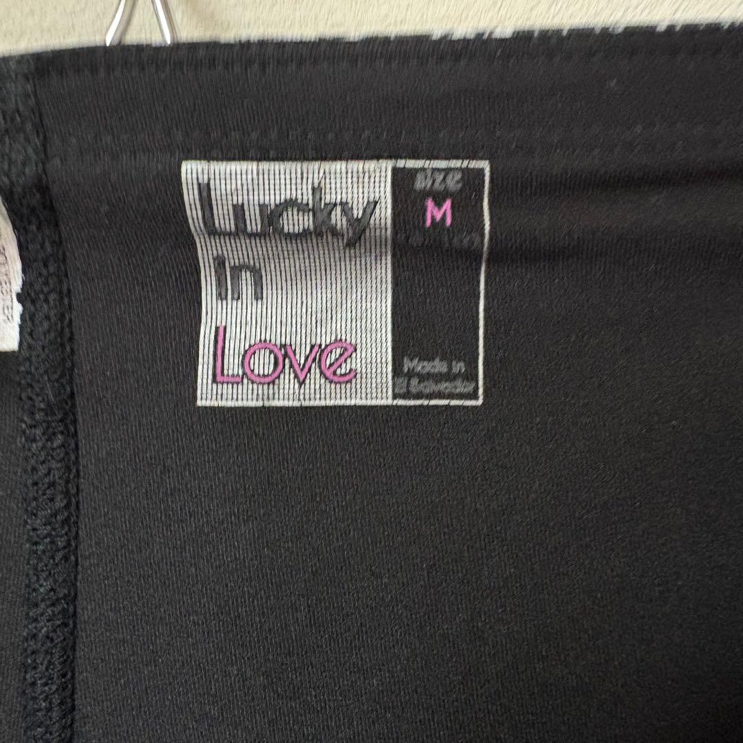 希少★Lucky in Love スコート M テニスウェア ゴルフウェア 総柄
