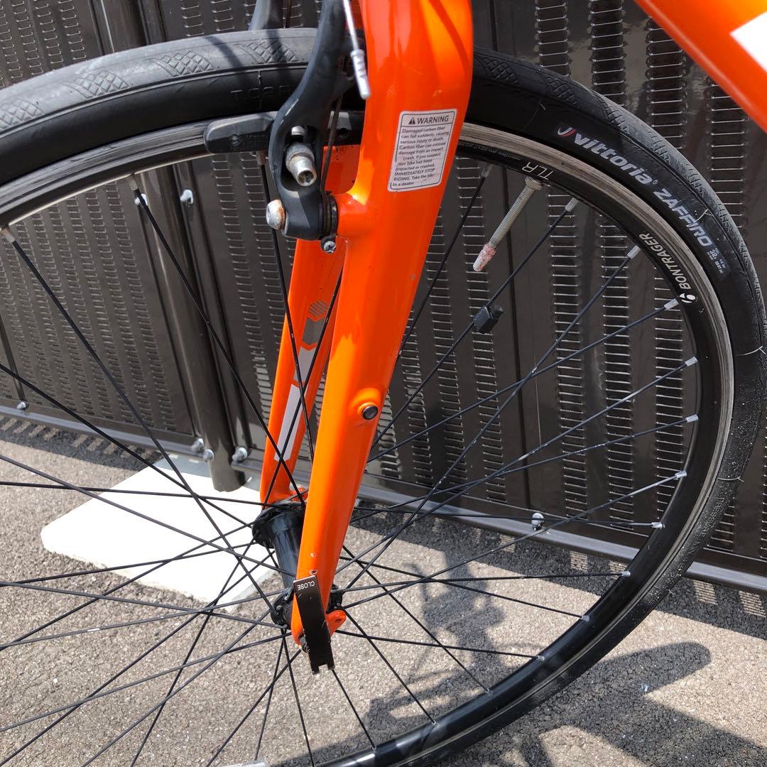 Trek クロスバイク オレンジ 700C 7段ギア